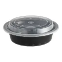Container 16 Oz Round 150 Units with Lid Microwavable
