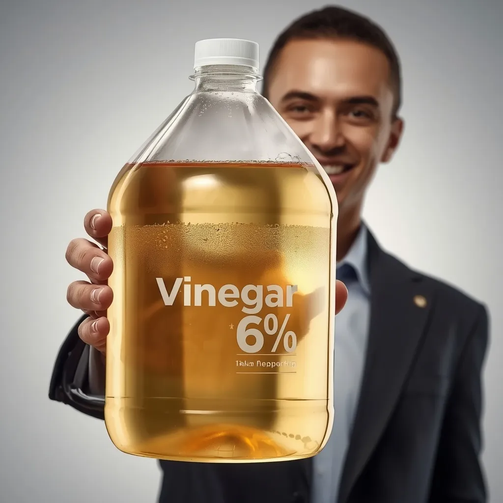 [Q-Vinegar] Vinegar Case 6% (vinagre) Case of 6 Galllons