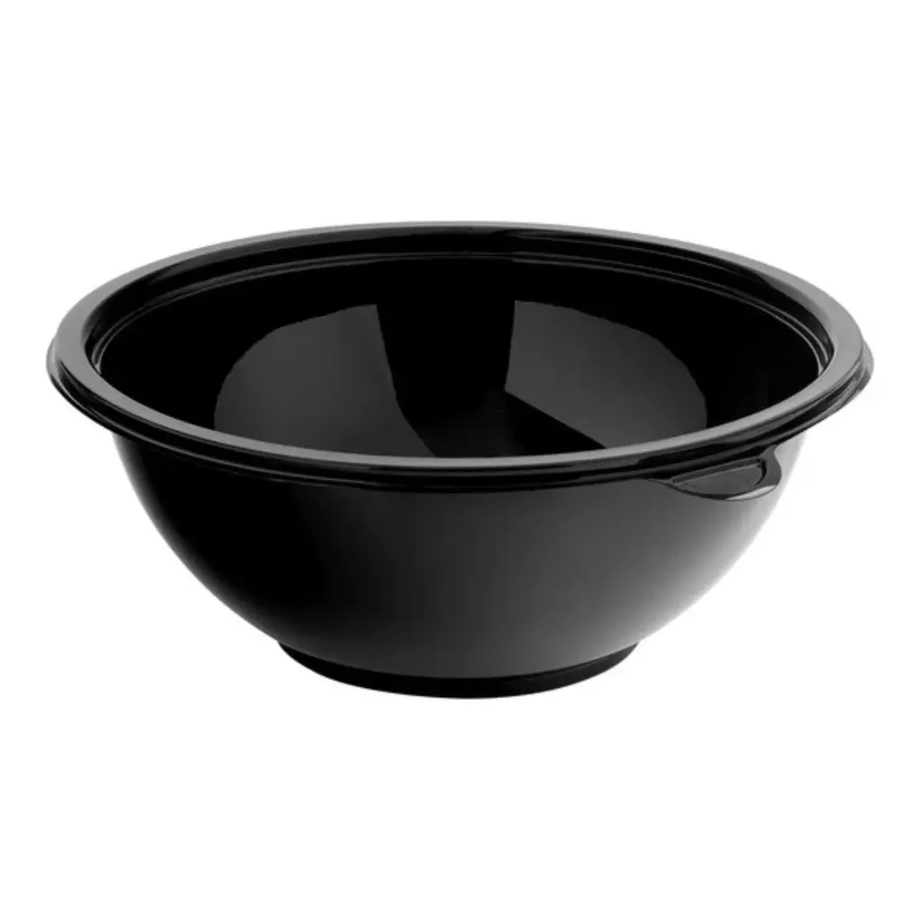 [92080BOU] Bowl 80 OZ PET Black Round 50/Case