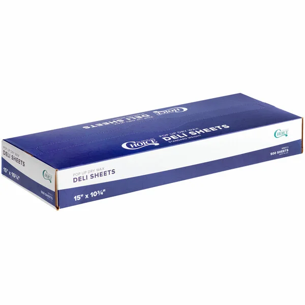 [WAX15BOU] Deli Sheets White Wax Paper  500 Unit 15*10.75 white