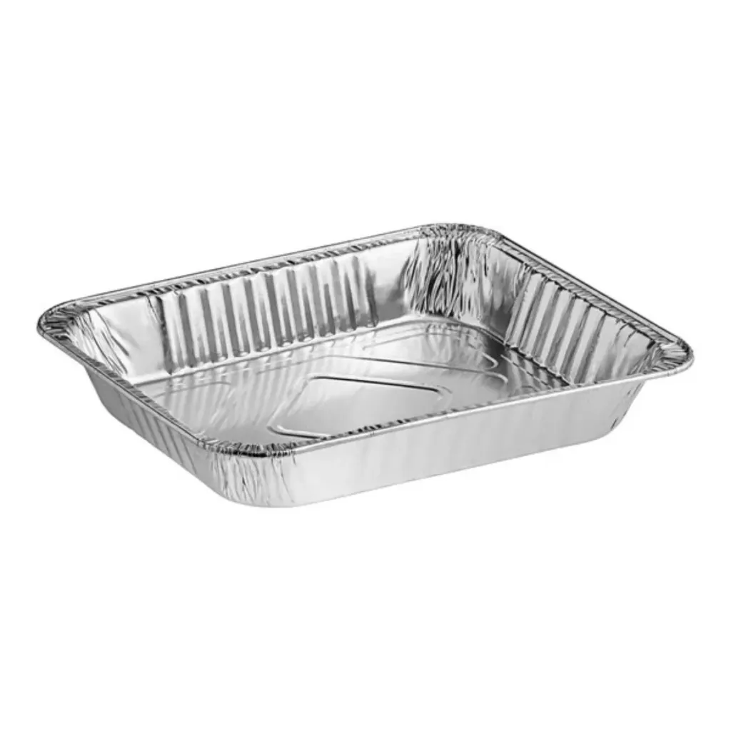 [ALUHSBOU] Half Size Heavy-Duty Foil Steam Table Pan/100pcs Aluminum