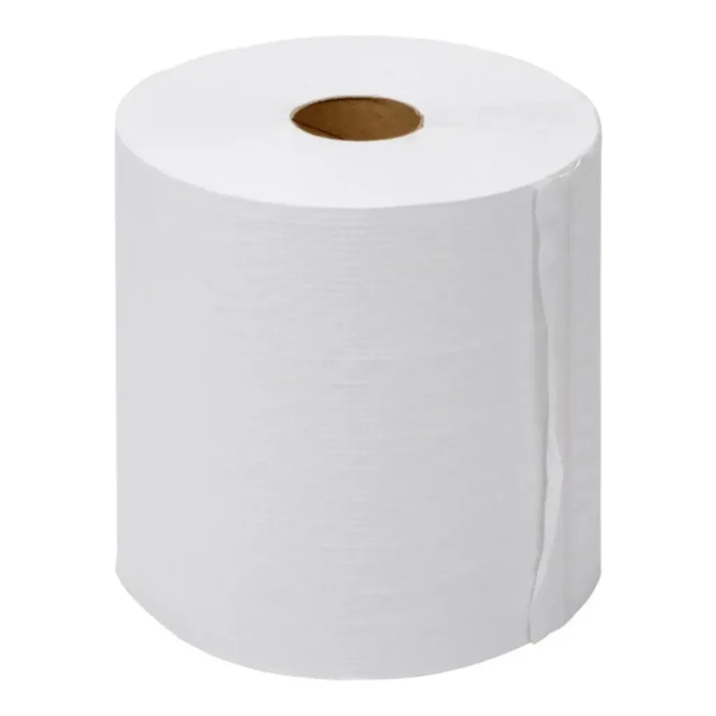 [P-RT800] Roll Towel White 1X6 750 feet (Hardwound Paper Towel)