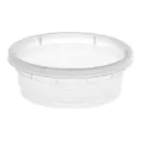 Container Deli 8 Oz 240 Unit (Arroz Ch) With Lid Microwavable