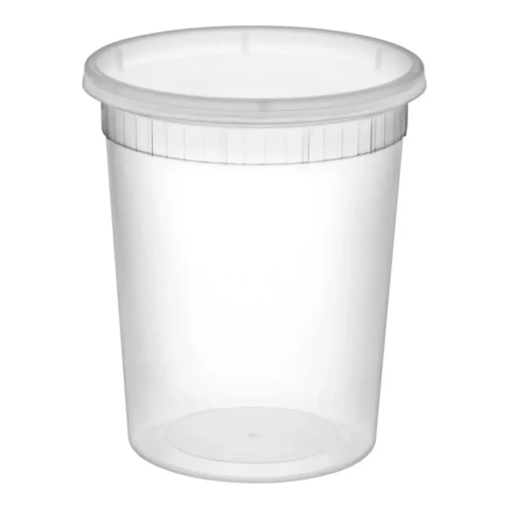 [JS-32] Container Deli 32 Oz 240 Unit (Arroz Ch) With Lid Microwavable