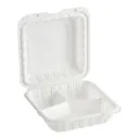 Container 8x8 3 Compartment (150 Pcs) TFPP Microwavable