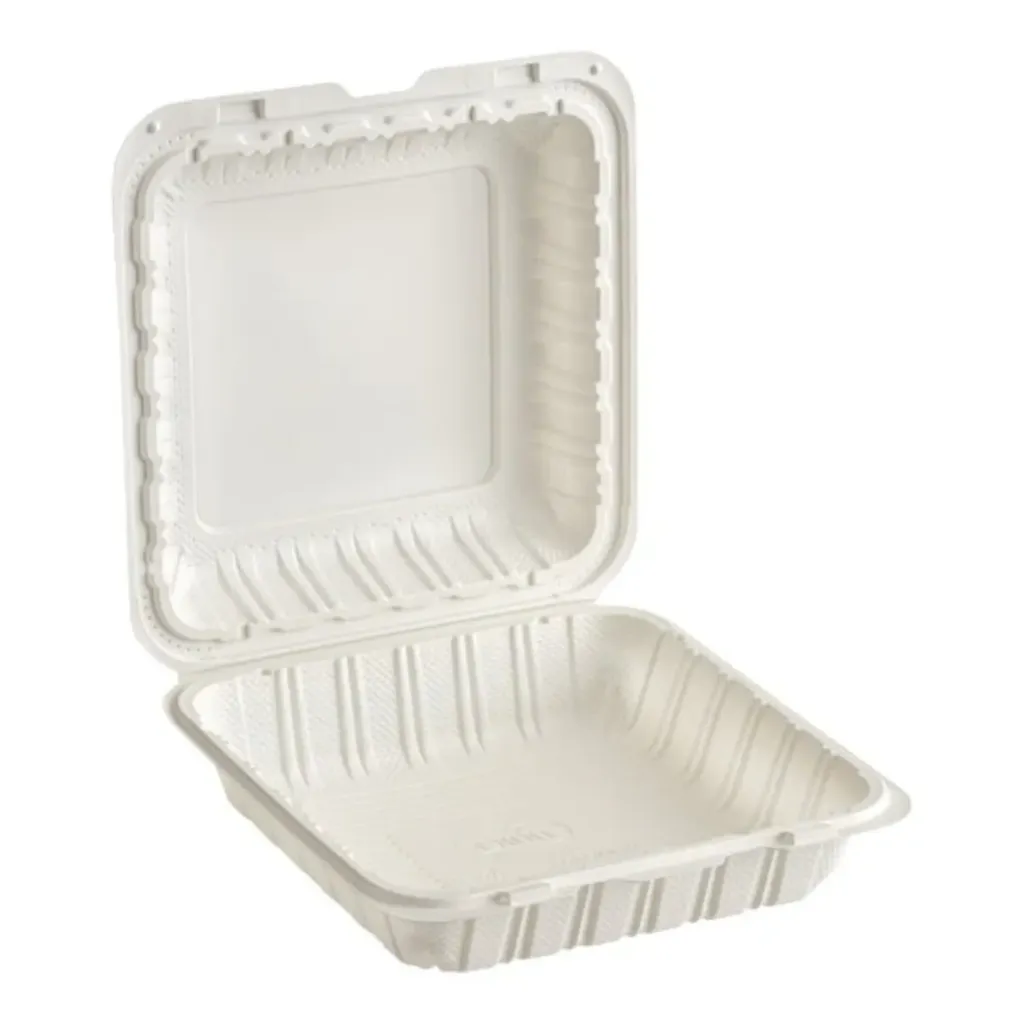 Container 9X9"  1 Compartment (150 Pcs) TFPP Microwavable