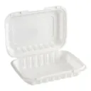 Container 9X6" 1 Compartment (150 Pcs) TFPP Microwavable
