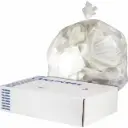 Can Liners 24*24 8 Mic Natural 1000 Unit 7-10 Gal
