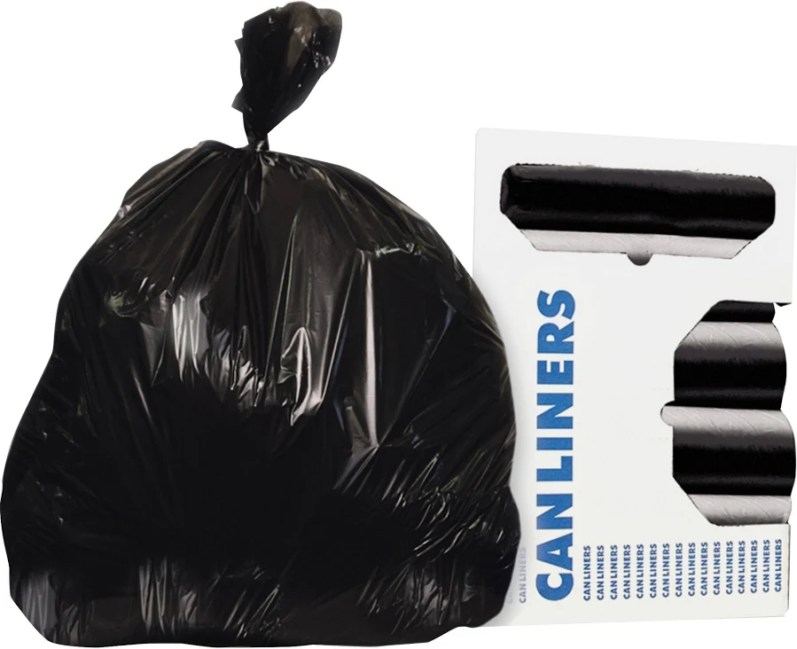 Can Liners 38*58 1,5 Mil Black 100Cs  60 Gallons