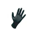 Nitrile PF Gloves Medium Black Extra Heavy (10X100) - NMD200BLK