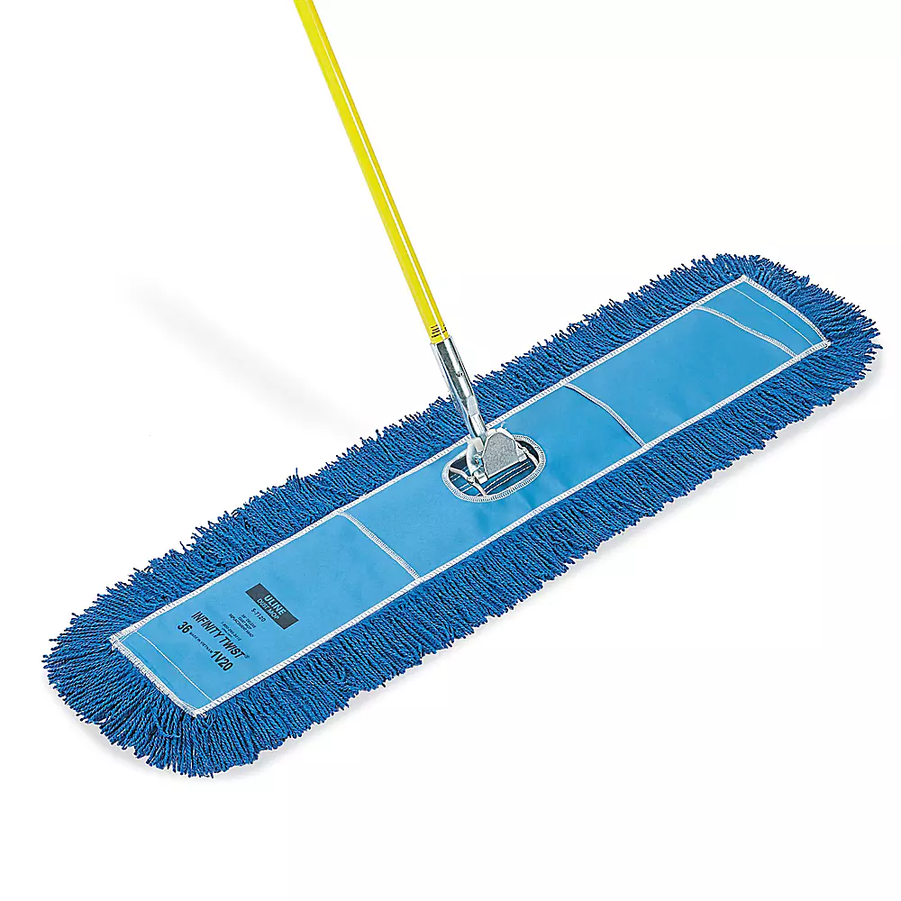 [B-003] Dust Mop With Handle 24' Blue