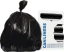 Can Liners 43*47 1,5 Mil Black 100Cs 40-45 Gal